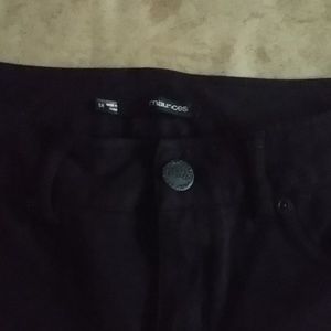 SOLD Maurice's black skinny pants size S reg